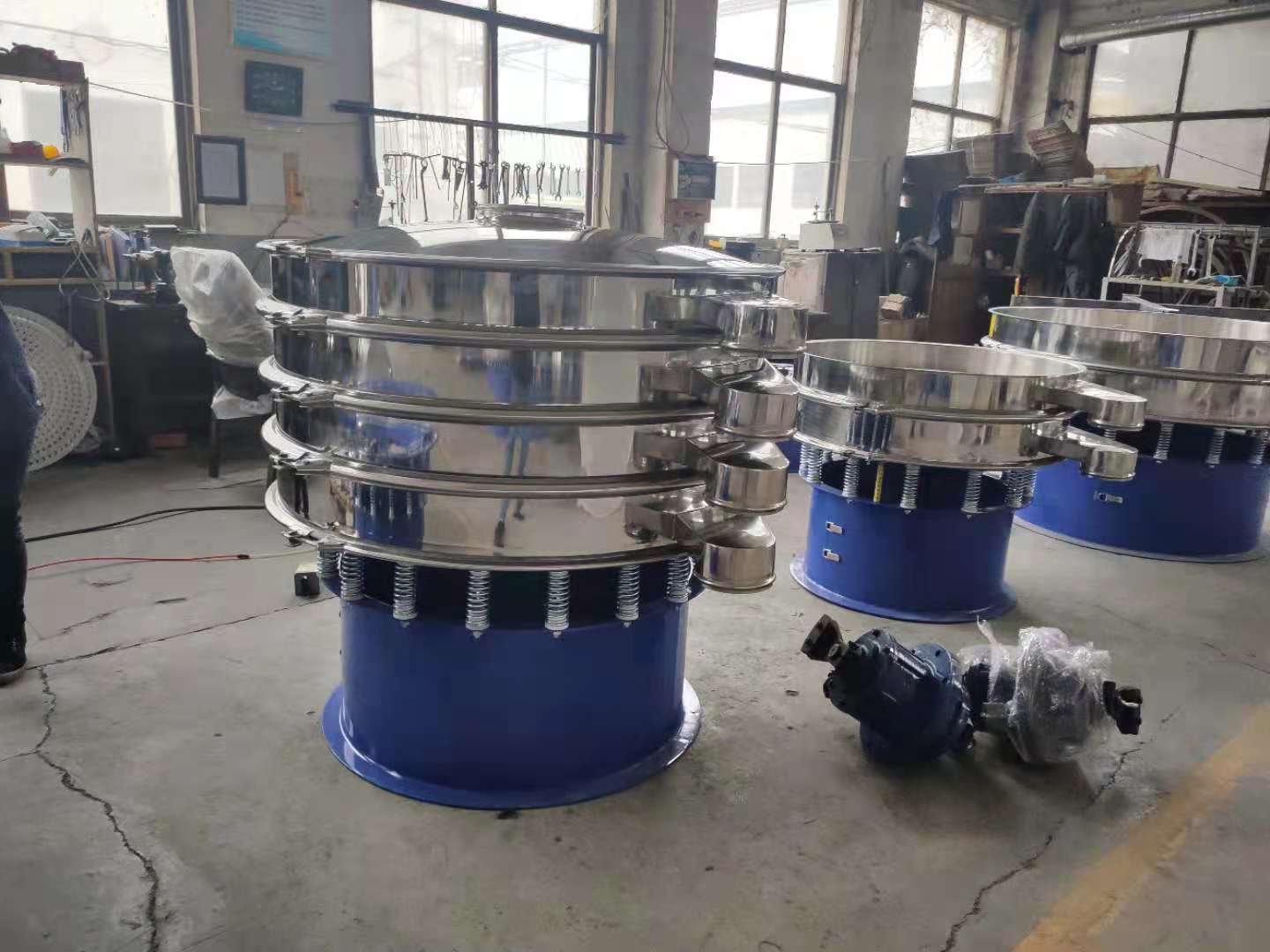 rotary vibration screen for Ceramic micropowder